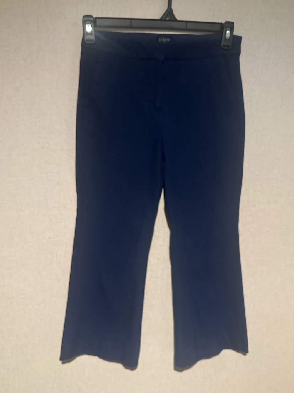 J. Crew Size 2 Kelsey Pant Navy Cropped Flare Pants